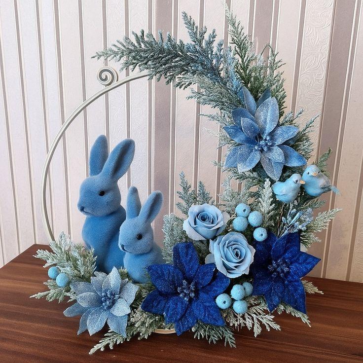 ideias de arcos redondos decorados para a pascoa 3