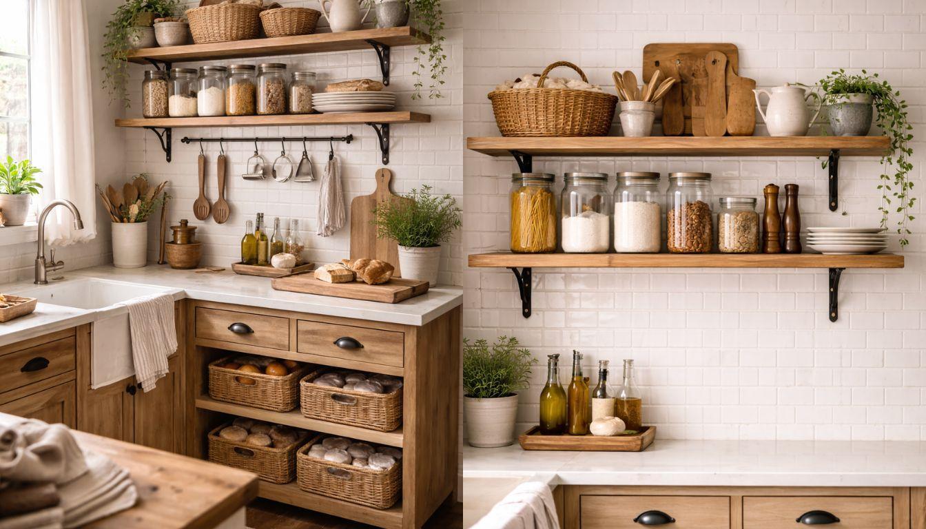 Ideias de Armazenamento de Cozinha Estilo Rústico: Soluções Bonitas, Funcionais e Cheias de Charme Ideias de Armazenamento de Cozinha Estilo Rústico: Soluções Bonitas, Funcionais e Cheias de Charme ideias de armazenamento de cozinha estilo rustico