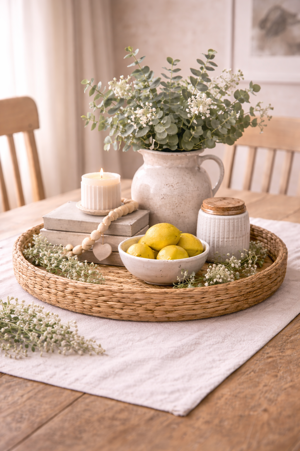 Ideias de centros de mesa com bandejas de madeira: eleg&acirc;ncia, aconchego e criatividade ideias de centros de mesa com bandejas de madeira 7