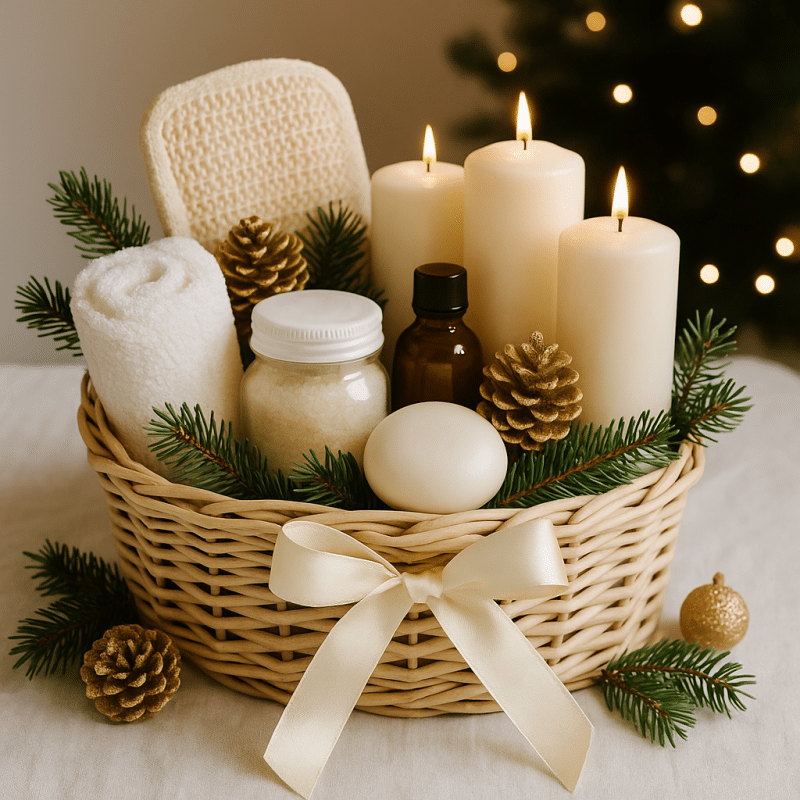 ideias de cestas de natal para oferecer 3