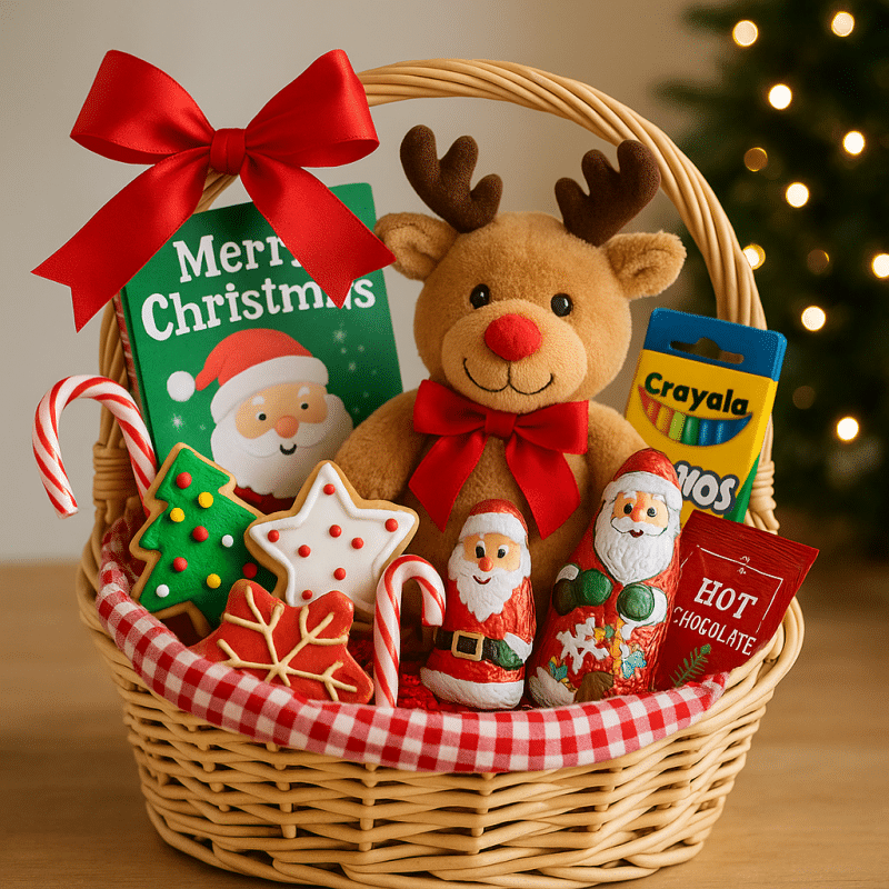 ideias de cestas de natal para oferecer 4