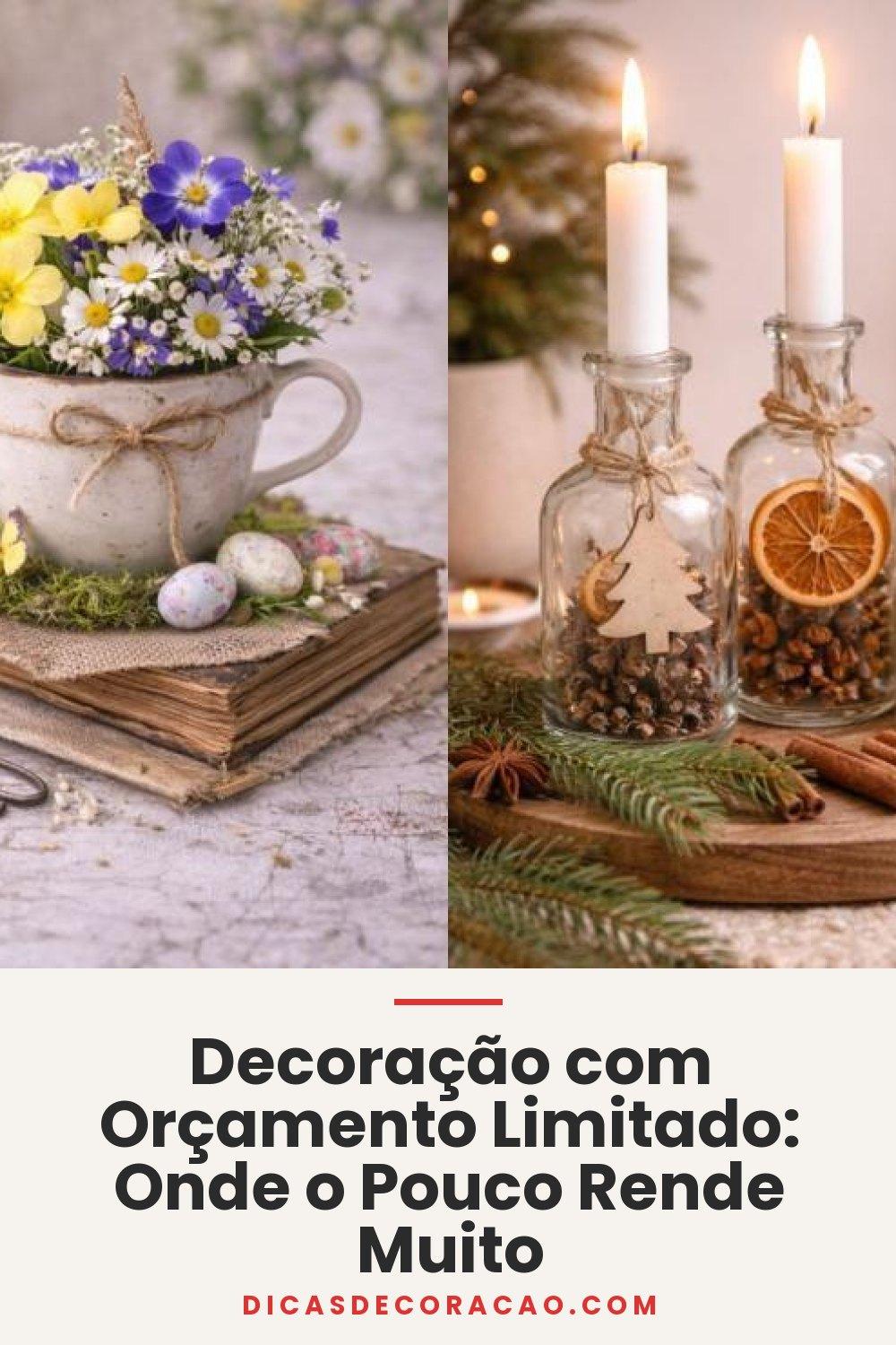 Decoração com Orçamento Limitado: Onde o Pouco Rende Muito