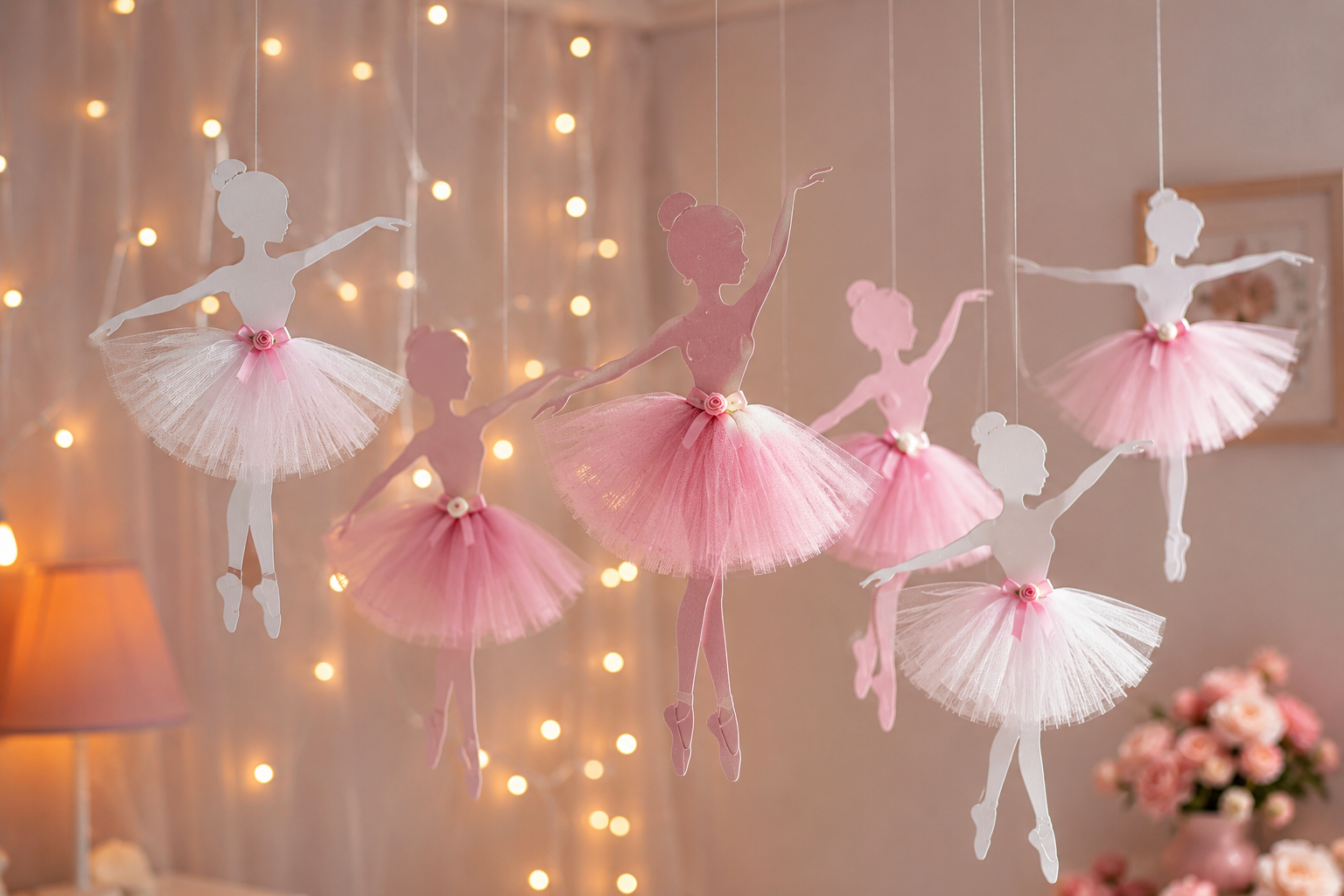 Ideias de Decora&ccedil;&atilde;o com Bailarinas Flutuantes: Encanto, Leveza e Movimento ideias de decoracao com bailarinas flutuantes 2
