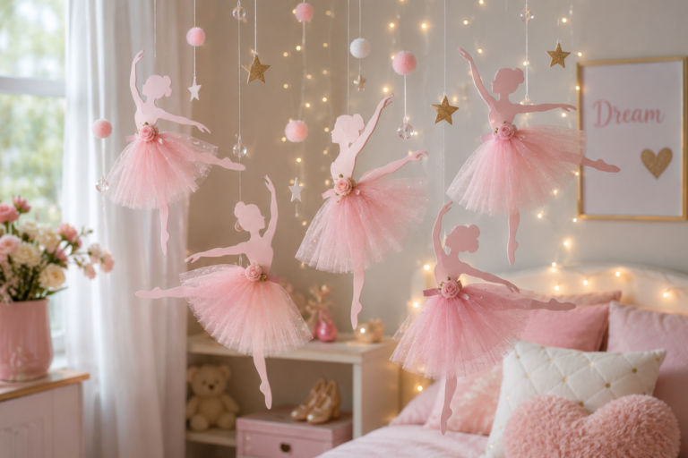 Ideias de Decora&ccedil;&atilde;o com Bailarinas Flutuantes: Encanto, Leveza e Movimento ideias de decoracao com bailarinas flutuantes 5