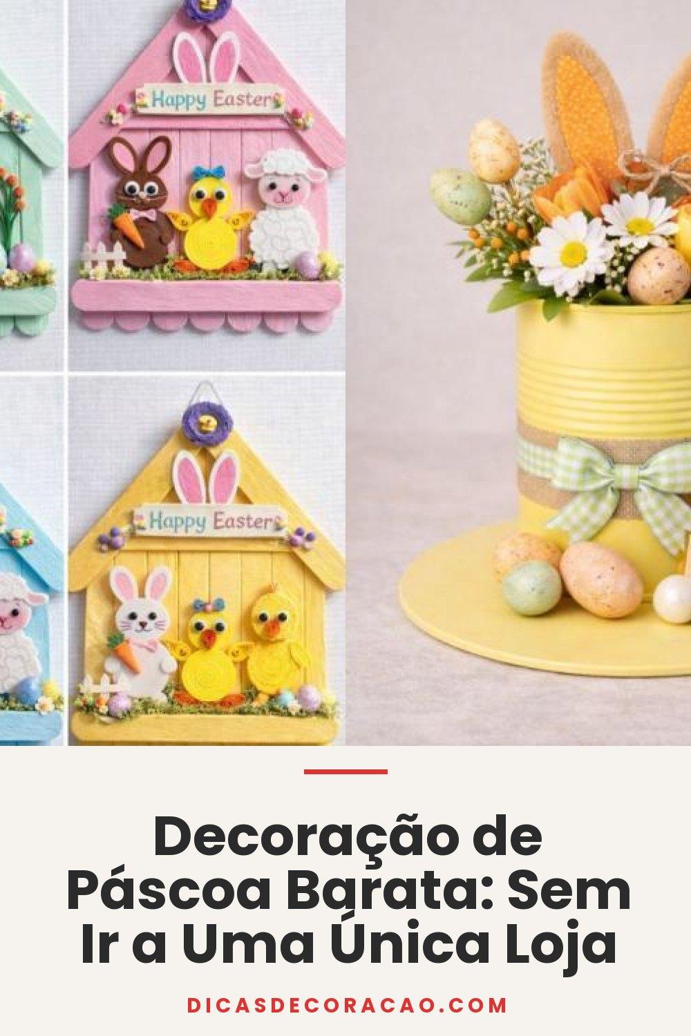 Decoração de Páscoa Barata: Sem Ir a Uma Única Loja
