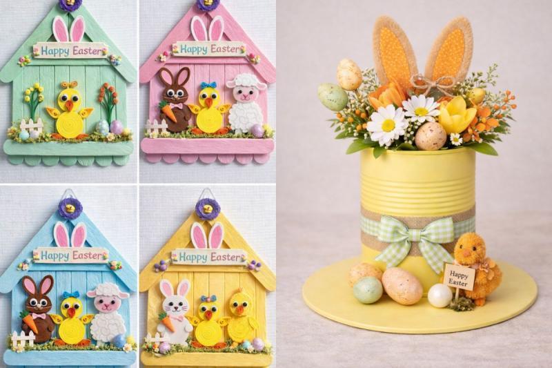 Ideias de Decoração de Páscoa Baratas para Fazer em Casa ideias de decoracao de pascoa baratas para fazer em casa