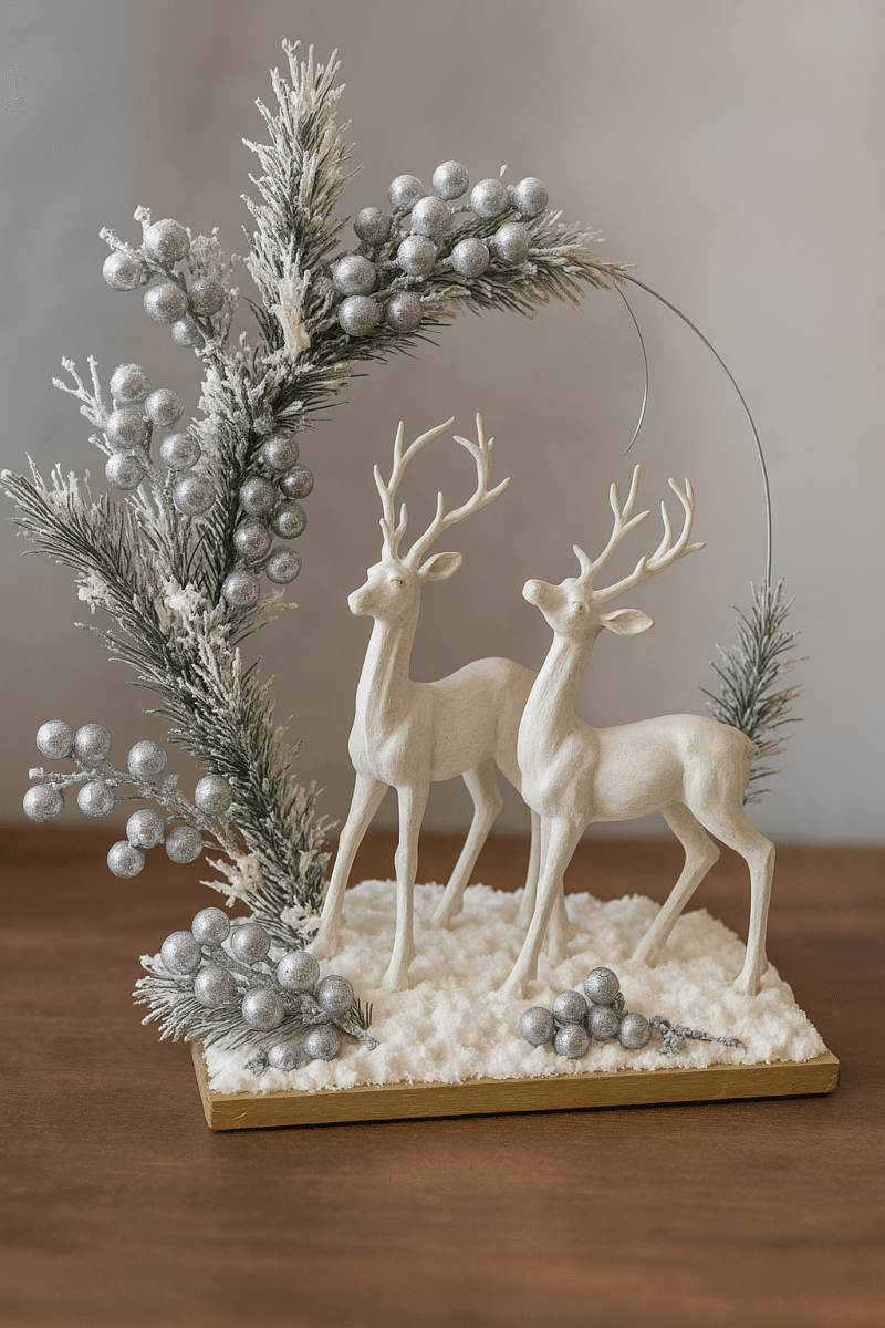 ideias de decoracao natalina prateada 5