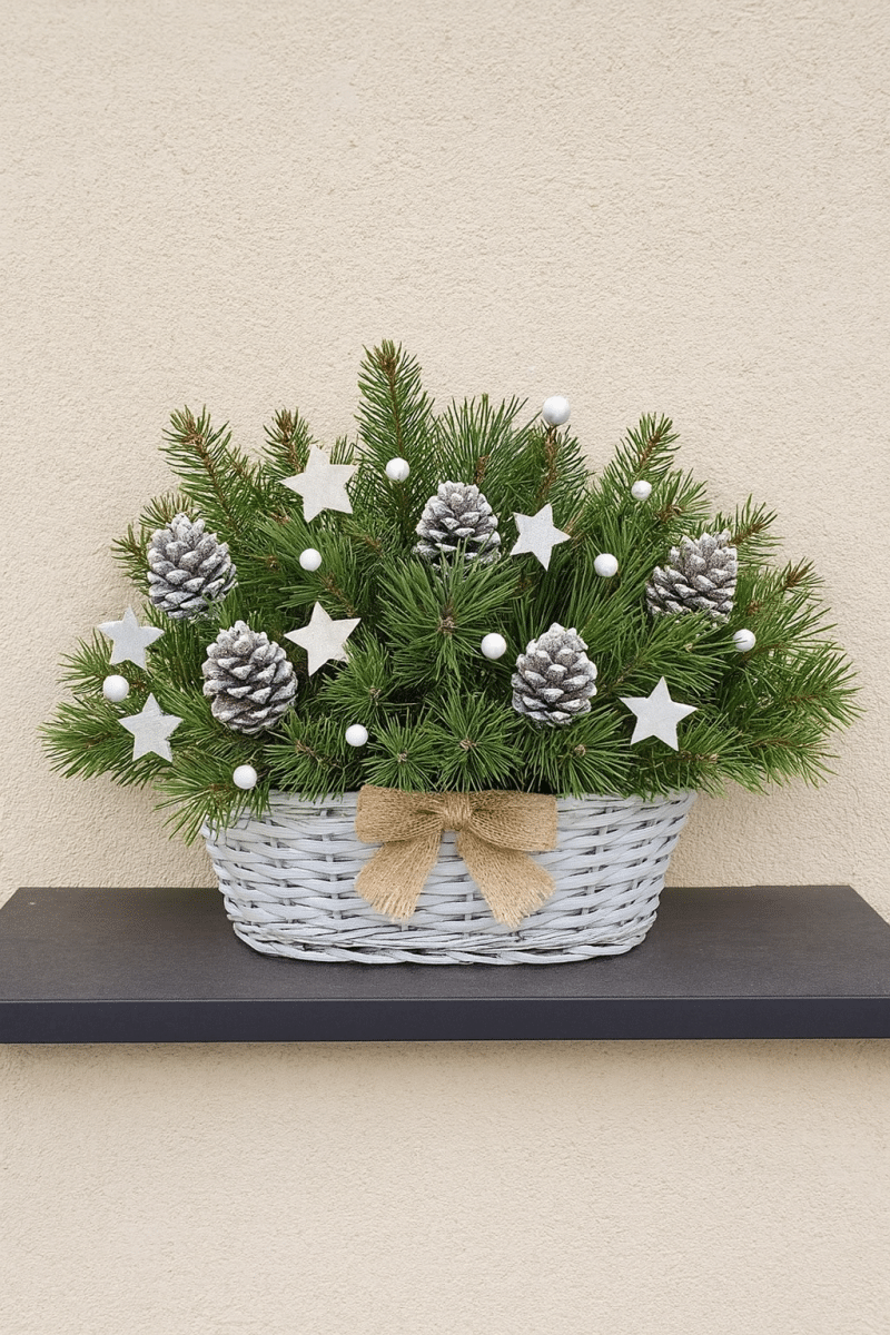 ideias de decoracao natalina prateada 8