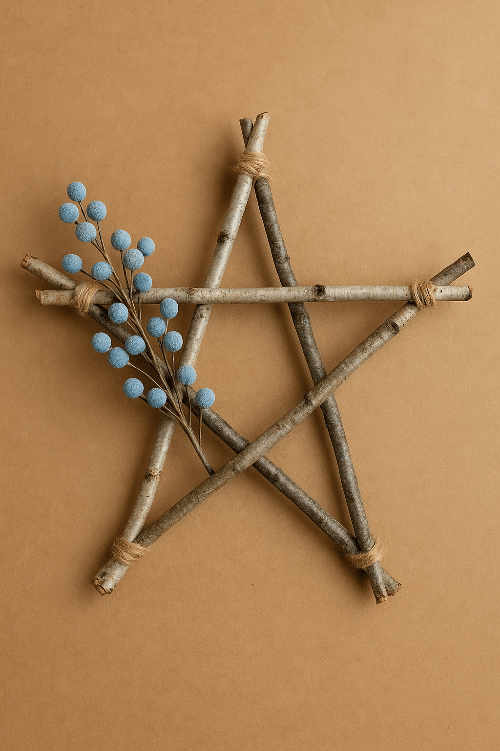 ideias de estrelas de natal com galhos 2