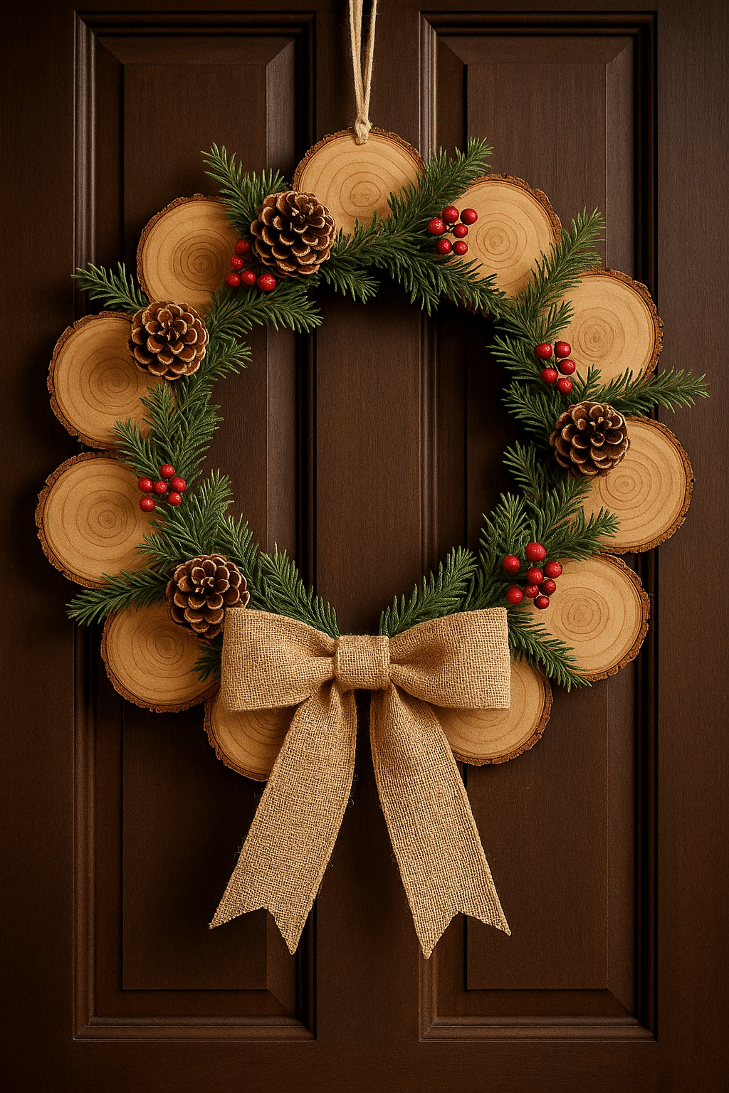 ideias de guirlandas de natal para fazer em casa 3