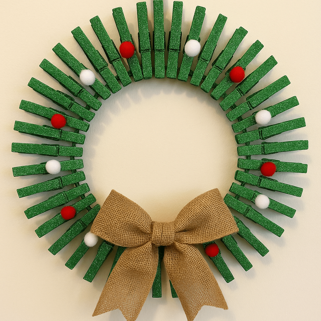 ideias de guirlandas de natal para fazer em casa 6