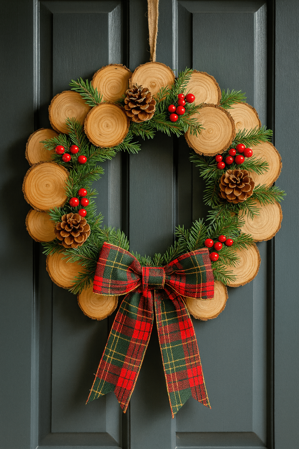 ideias de guirlandas de natal para fazer em casa 8