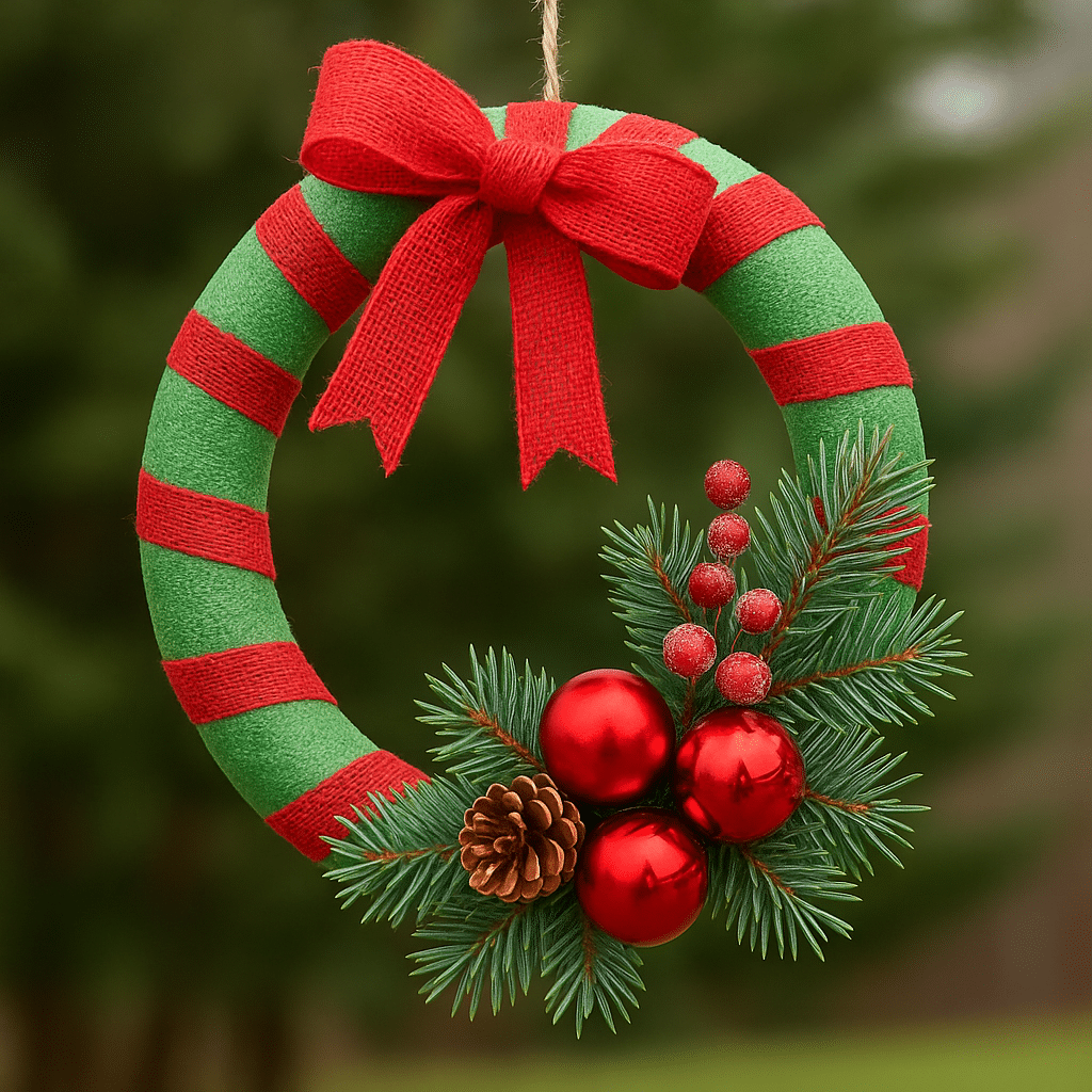 ideias de guirlandas de natal para fazer em casa