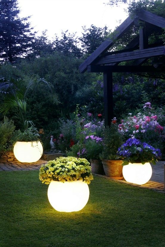 ideias de iluminacao de jardim 4
