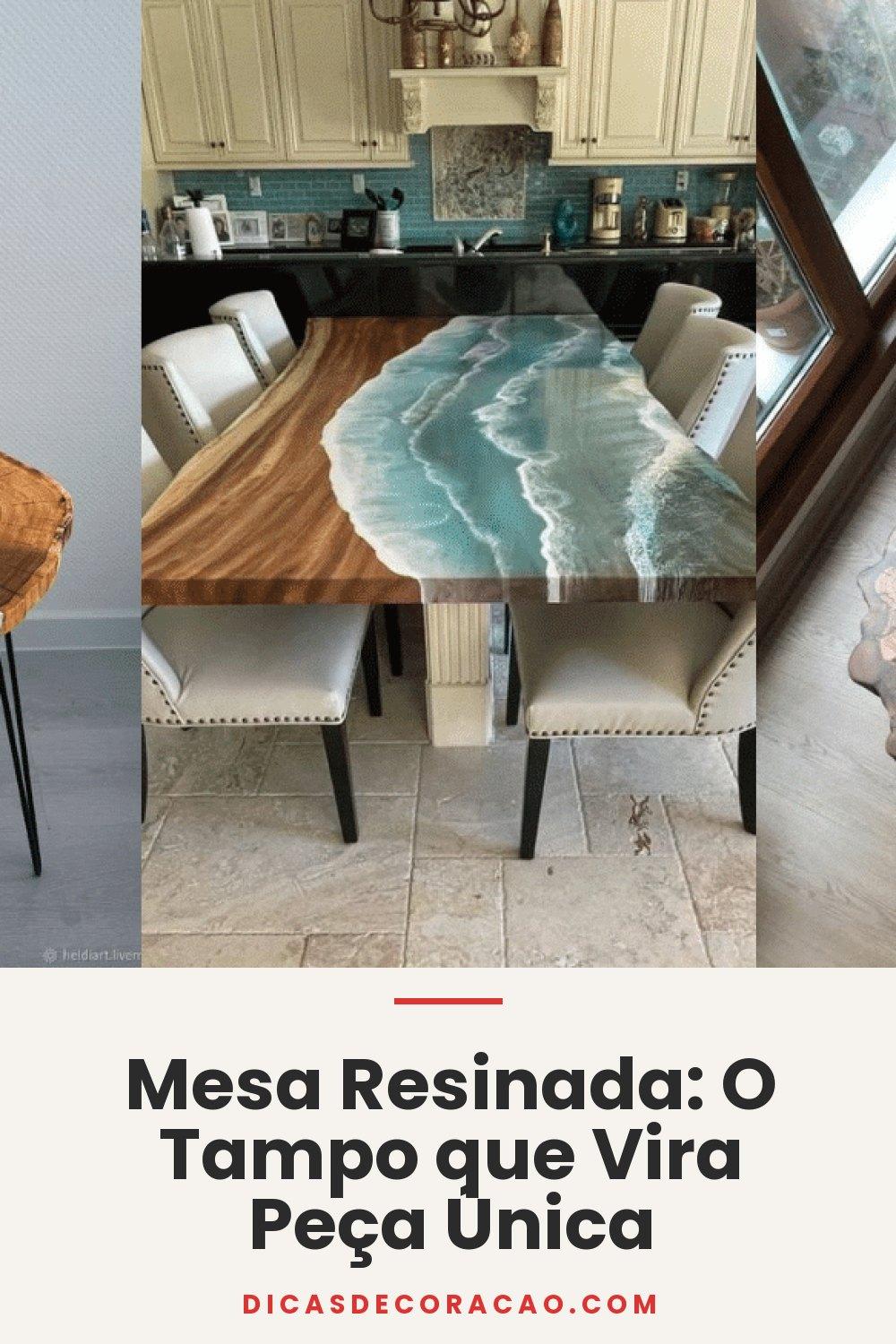 Mesa Resinada: O Tampo que Vira Peça Única
