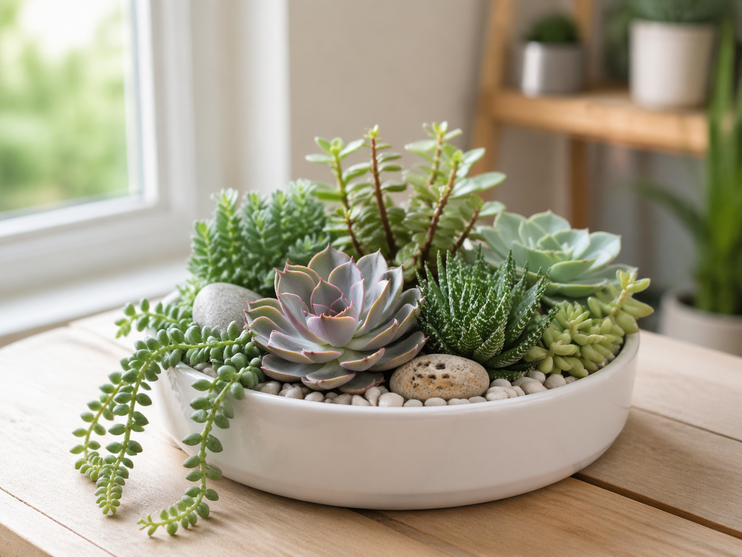 Ideias de Mini Jardim com Suculentas: inspira&ccedil;&otilde;es criativas para decorar com beleza e pouca manuten&ccedil;&atilde;o ideias de mini jardim com suculentas 5