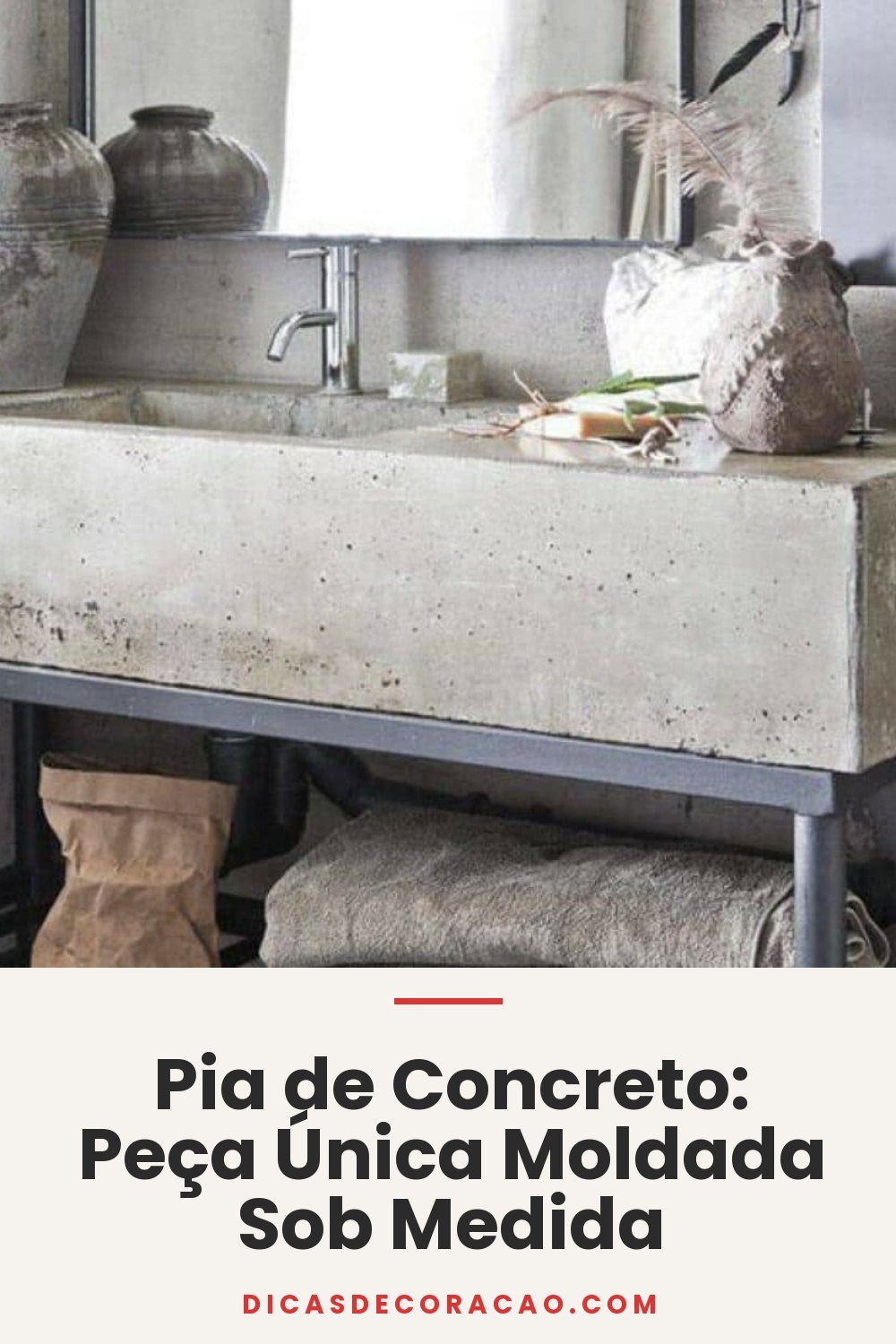 Pia de Concreto: Peça Única Moldada Sob Medida