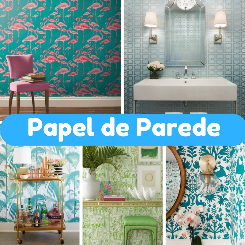 Papel de Parede...saiba onde e como utilizar! ideias decora&ccedil;ao papel parede