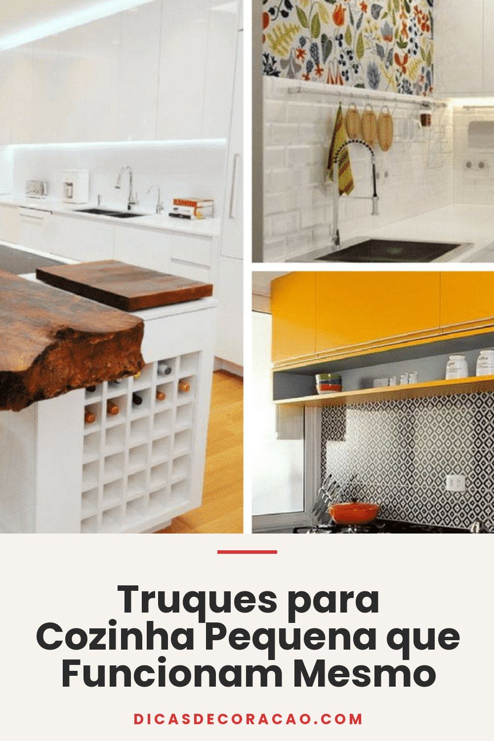 Truques para Cozinha Pequena que Funcionam Mesmo