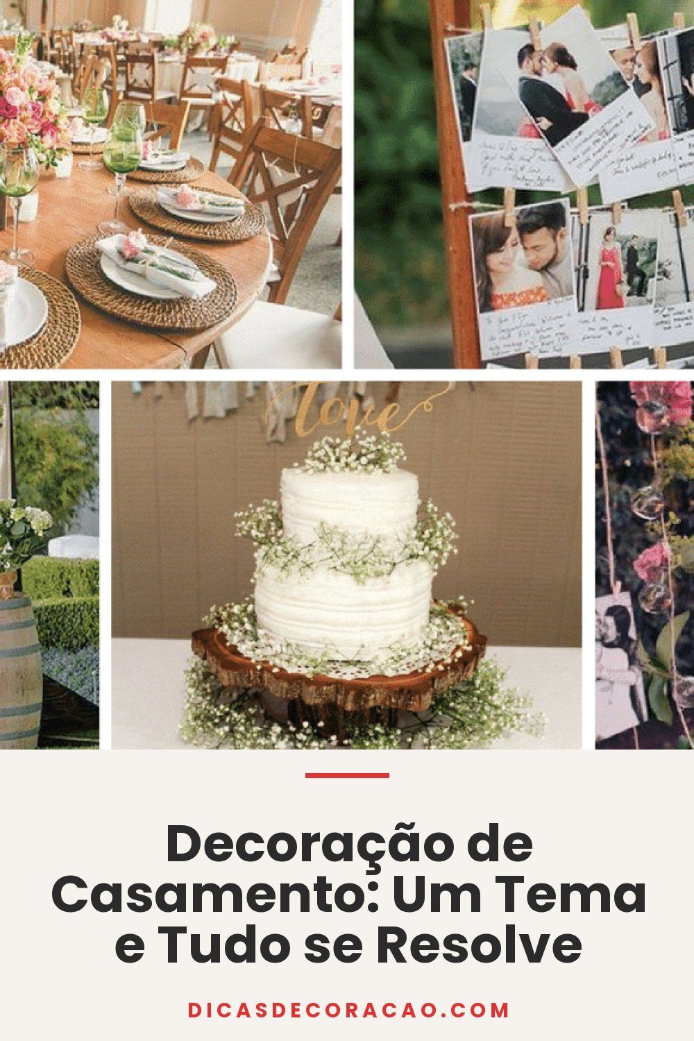 Decoração de Casamento: Um Tema e Tudo se Resolve