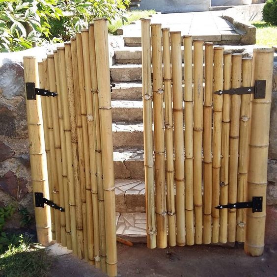 ideias decorar o jardim com bambu 5