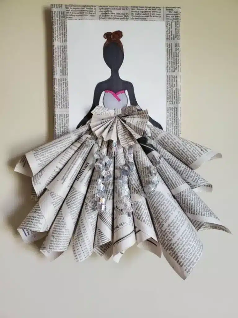 ideias diferentes de artesanato em papel 1