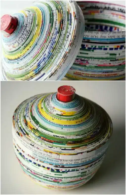 ideias diferentes de artesanato em papel 2