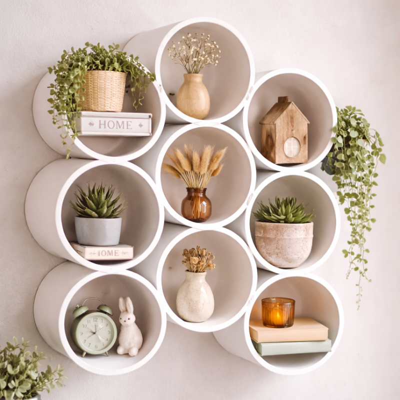 ideias geniais de artesanato com cano pvc 6