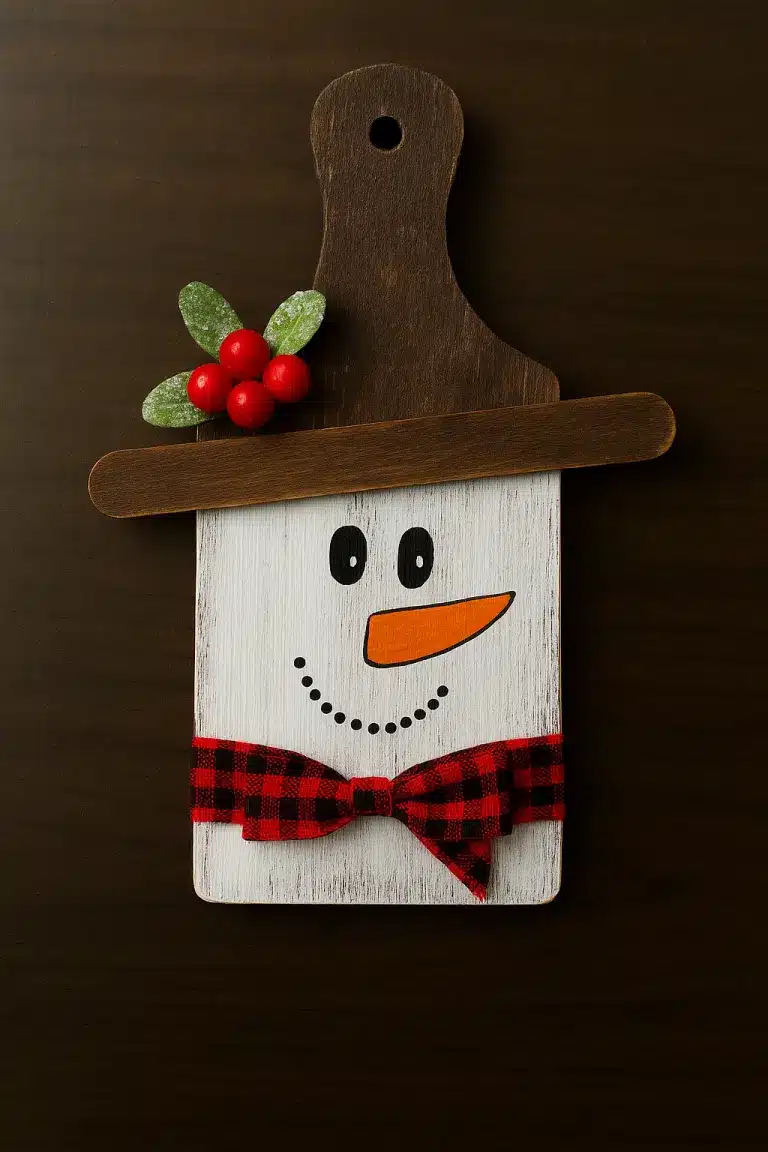 ideias guirlandas de boneco de neve 1