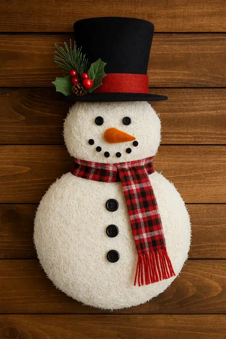 ideias guirlandas de boneco de neve 4