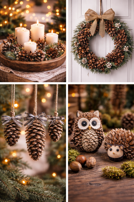 ideias incriveis com pinhas 5 scaled