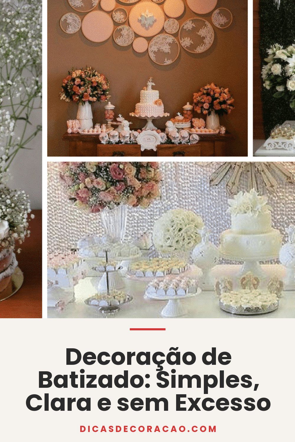 Decoração de Batizado: Simples, Clara e sem Excesso