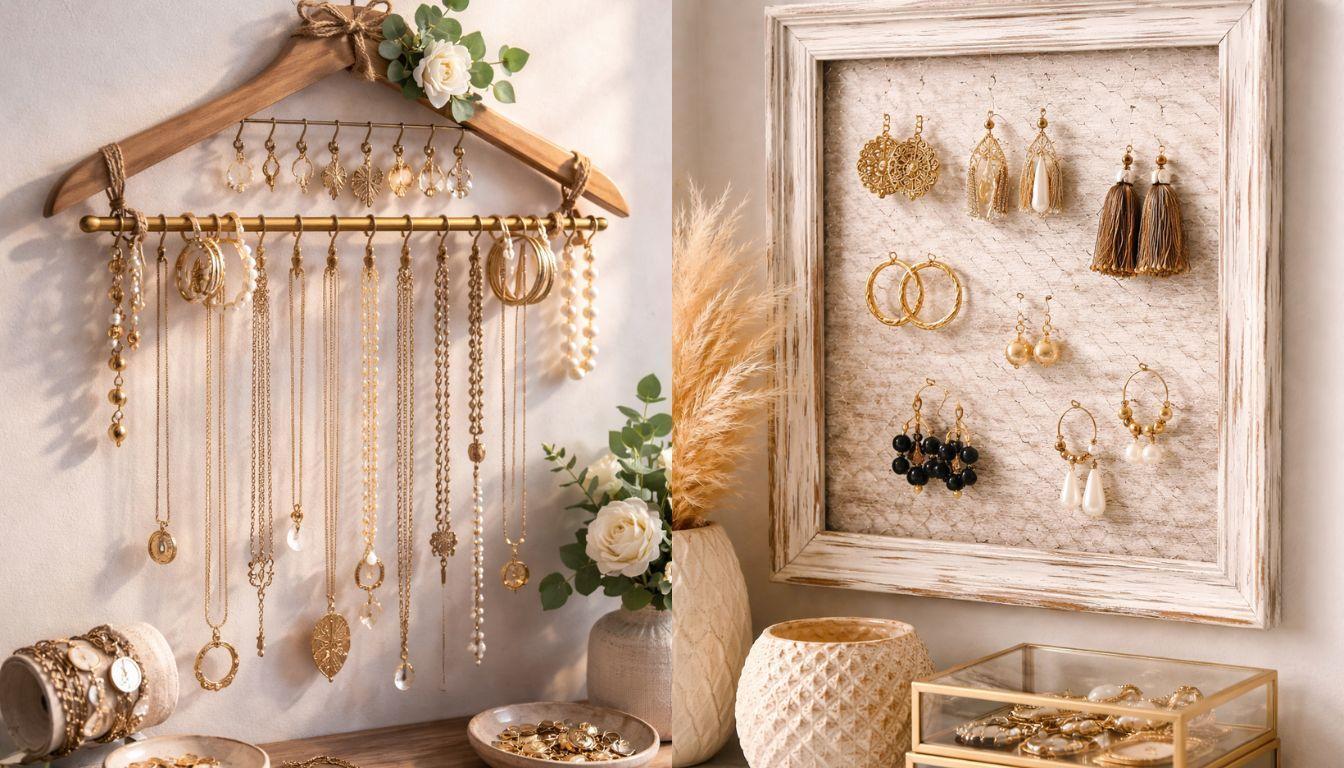 Ideias Inteligentes para Pendurar e Guardar as Suas Joias (Organização Criativa e Funcional) Ideias Inteligentes para Pendurar e Guardar as Suas Joias (Organização Criativa e Funcional) ideias inteligentes para pendurar e guardar as suas joias