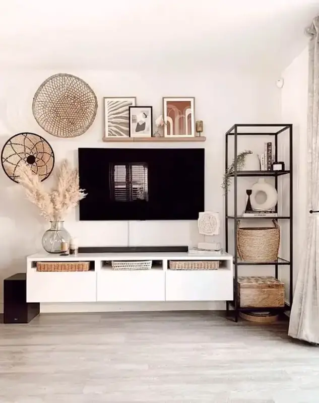 ideias legais para decorar a parede da tv 3 scaled