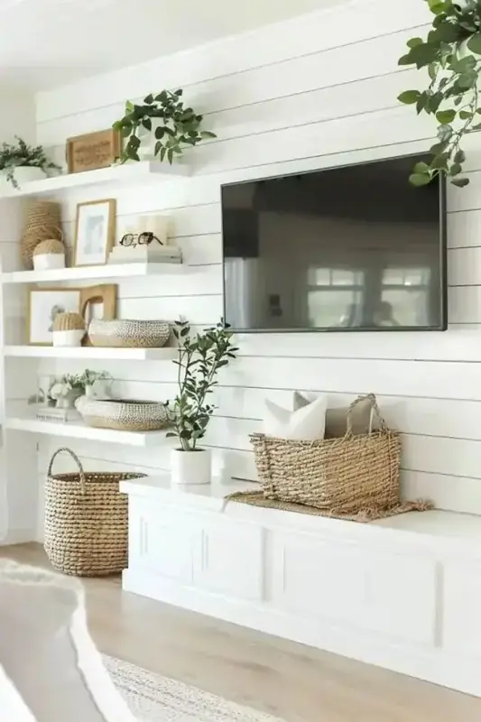 ideias legais para decorar a parede da tv scaled