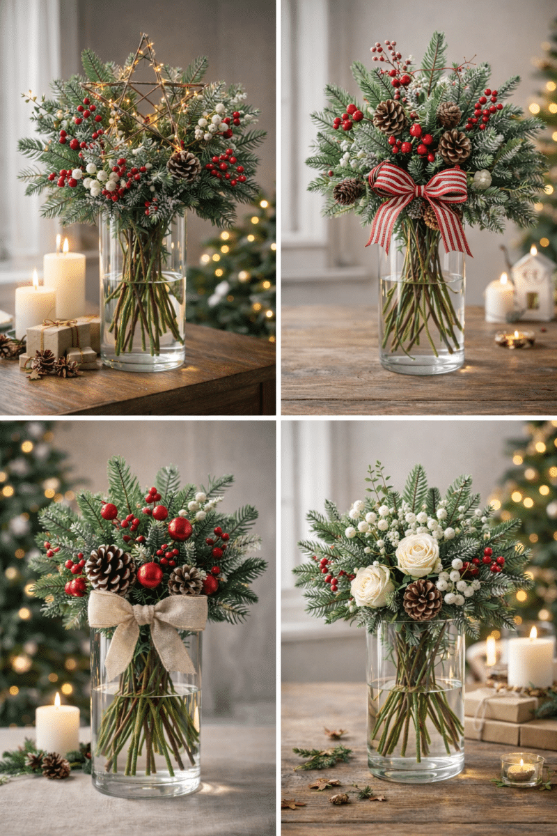 ideias lindas de arranjos de flores com vaso de vidro 4