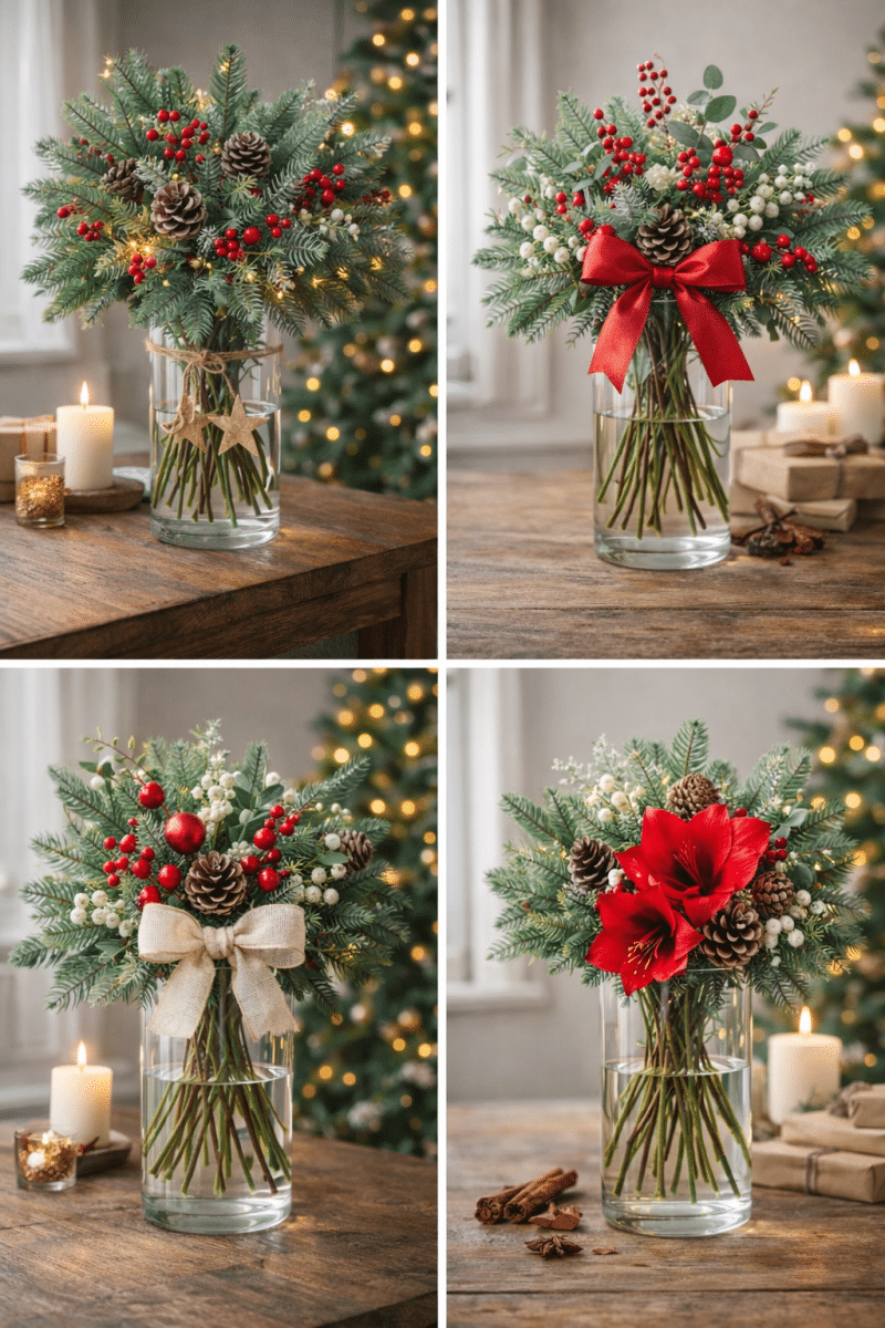 ideias lindas de arranjos de flores com vaso de vidro