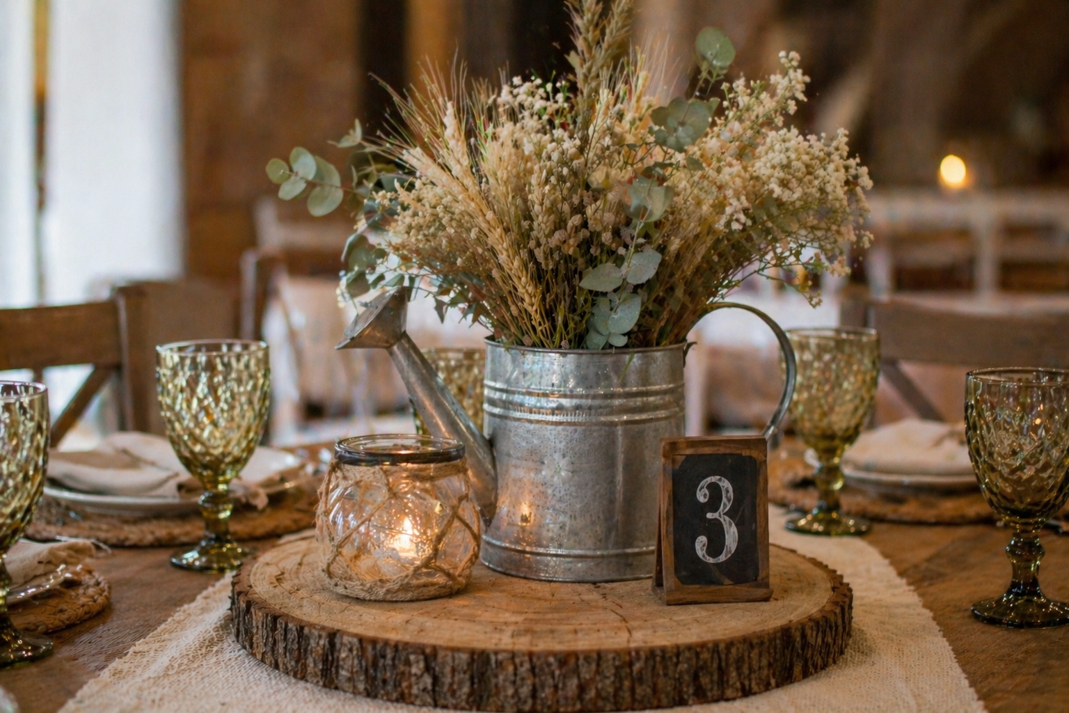 Ideias lindas de centros de mesa r&uacute;sticos para decorar com charme natural ideias lindas de centros de mesa rusticos 1