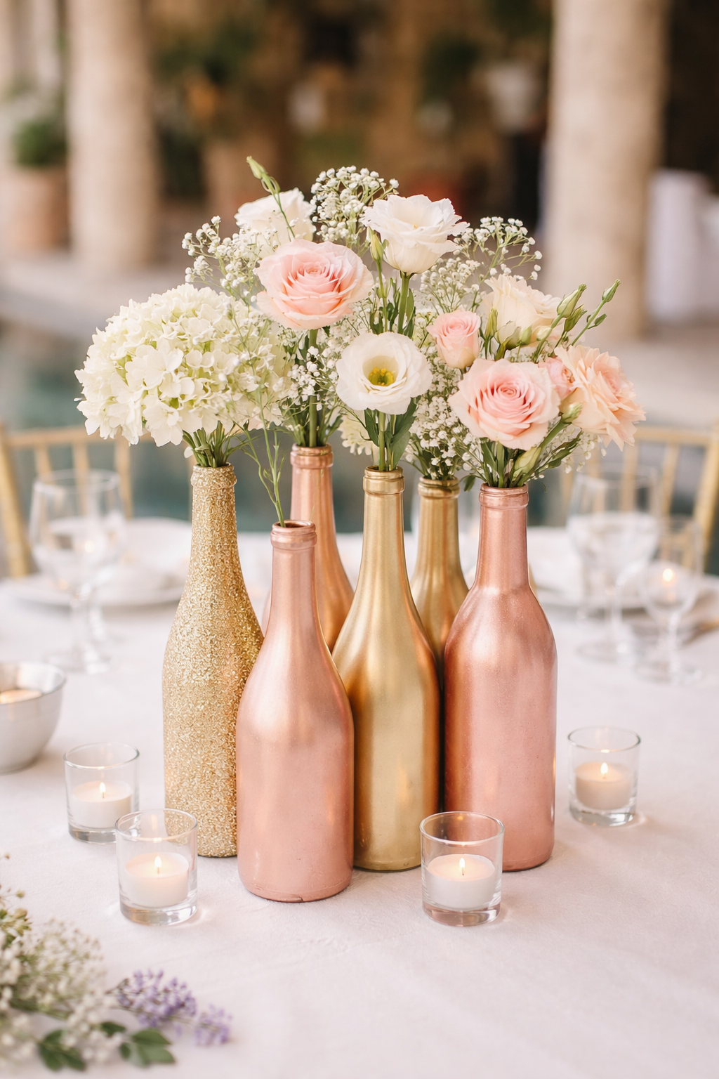 Ideias lindas de centros de mesa r&uacute;sticos para decorar com charme natural ideias lindas de centros de mesa rusticos 6