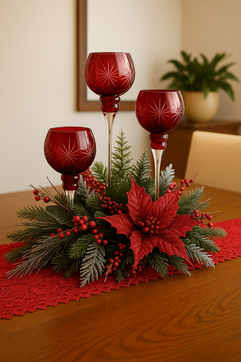 ideias maravilhosas para decorar sua mesa no natal 2