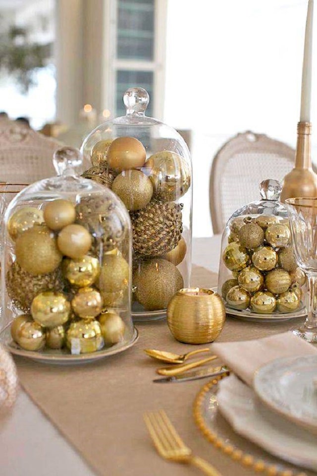 ideias maravilhosas para decorar sua mesa no natal 3