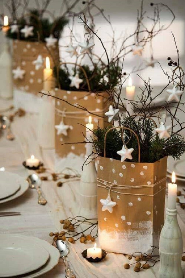 ideias maravilhosas para decorar sua mesa no natal 4