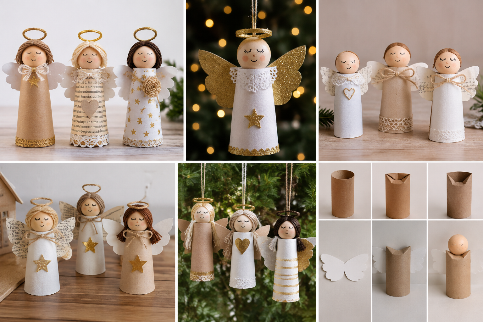 Ideias para Anjos de Natal com Materiais Diferentes ideias para anjos de natal com materiais diferentes 1