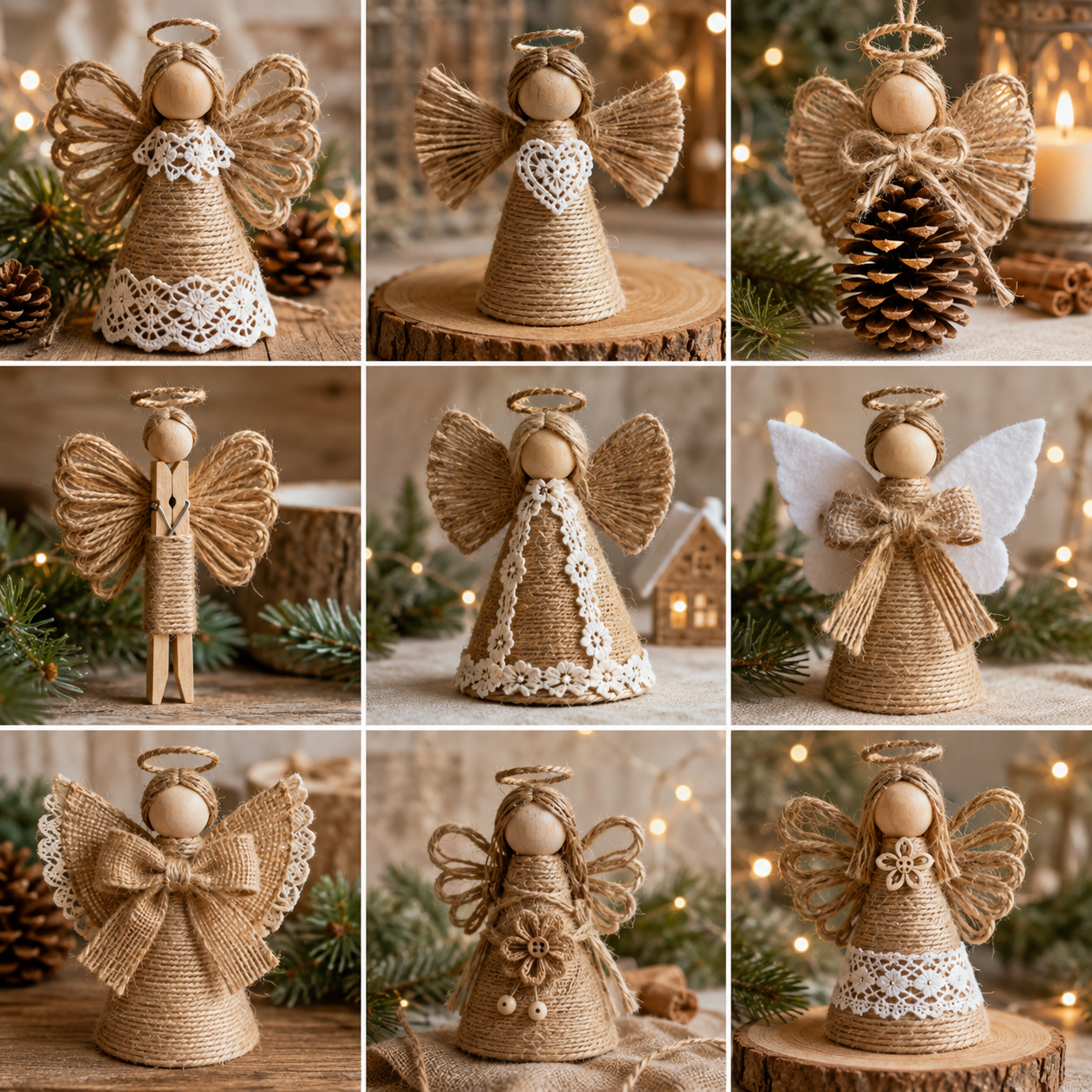 Ideias para Anjos de Natal com Materiais Diferentes ideias para anjos de natal com materiais diferentes 2