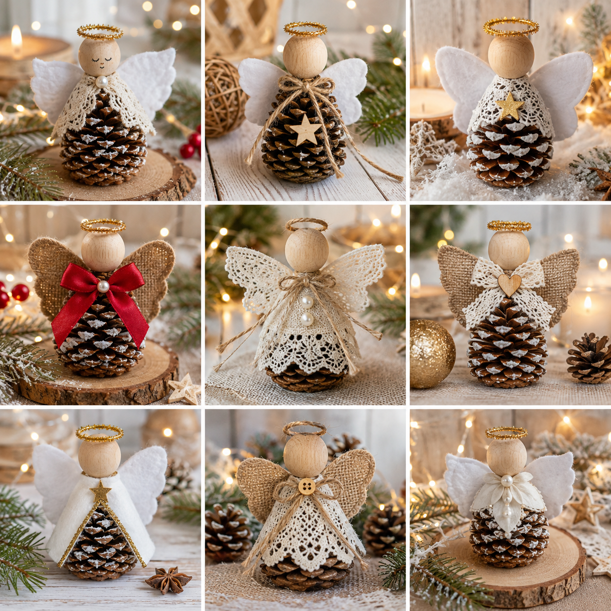 Ideias para Anjos de Natal com Materiais Diferentes ideias para anjos de natal com materiais diferentes 4