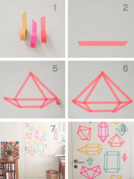 ideias para decorar usando washi tape 3