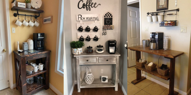 ideias para montar cantinho de cafe rustico