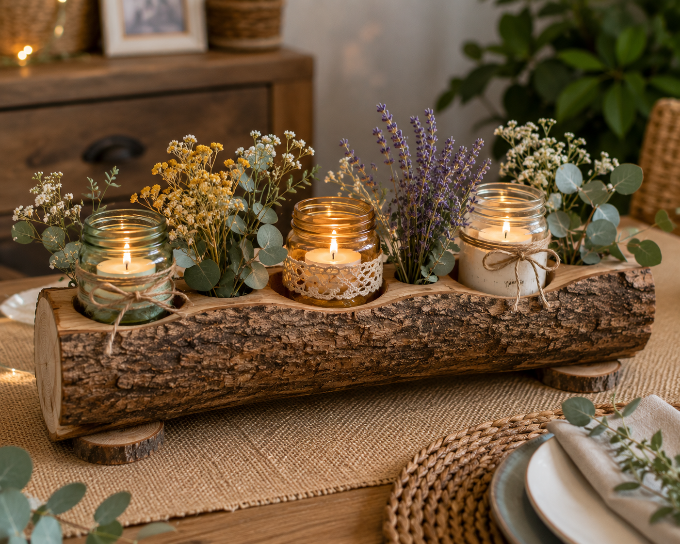 Ideias para Pintar Troncos de Madeira e Usar na Decora&ccedil;&atilde;o ideias para pintar troncos de madeira e usar na decoracao 6