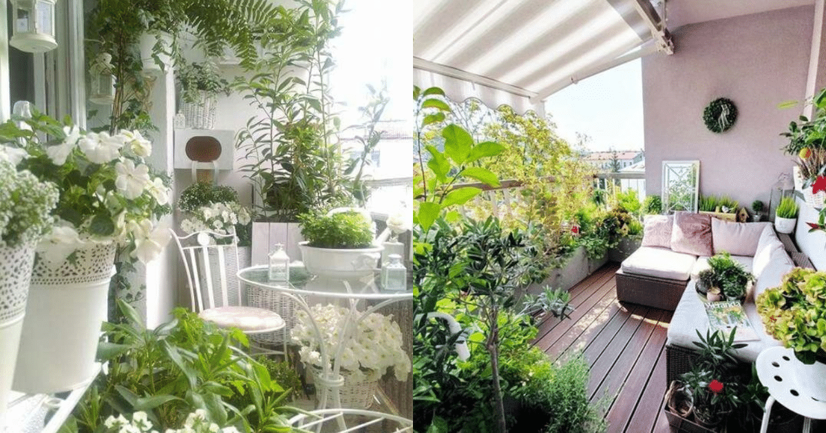 ideias para um lindo jardim na varanda