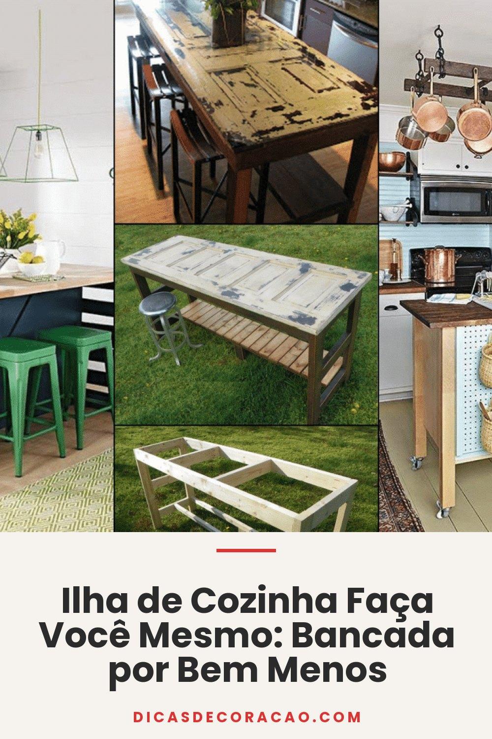 Ilha de Cozinha Faça Você Mesmo: Bancada por Bem Menos